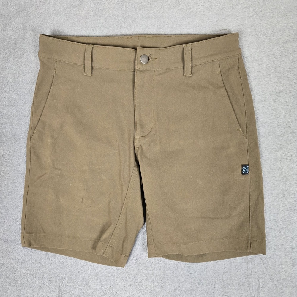 Ornot Mission Shorts Mens 30 Brown Chino Lightweight Made In USA Cycling 8"